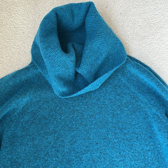 LOFT Blue Cozy Cowl Neck Sweater - Picture 3 of 6